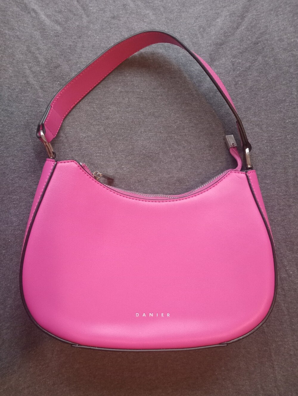 Bubblegum Pink Danier Leather Purse